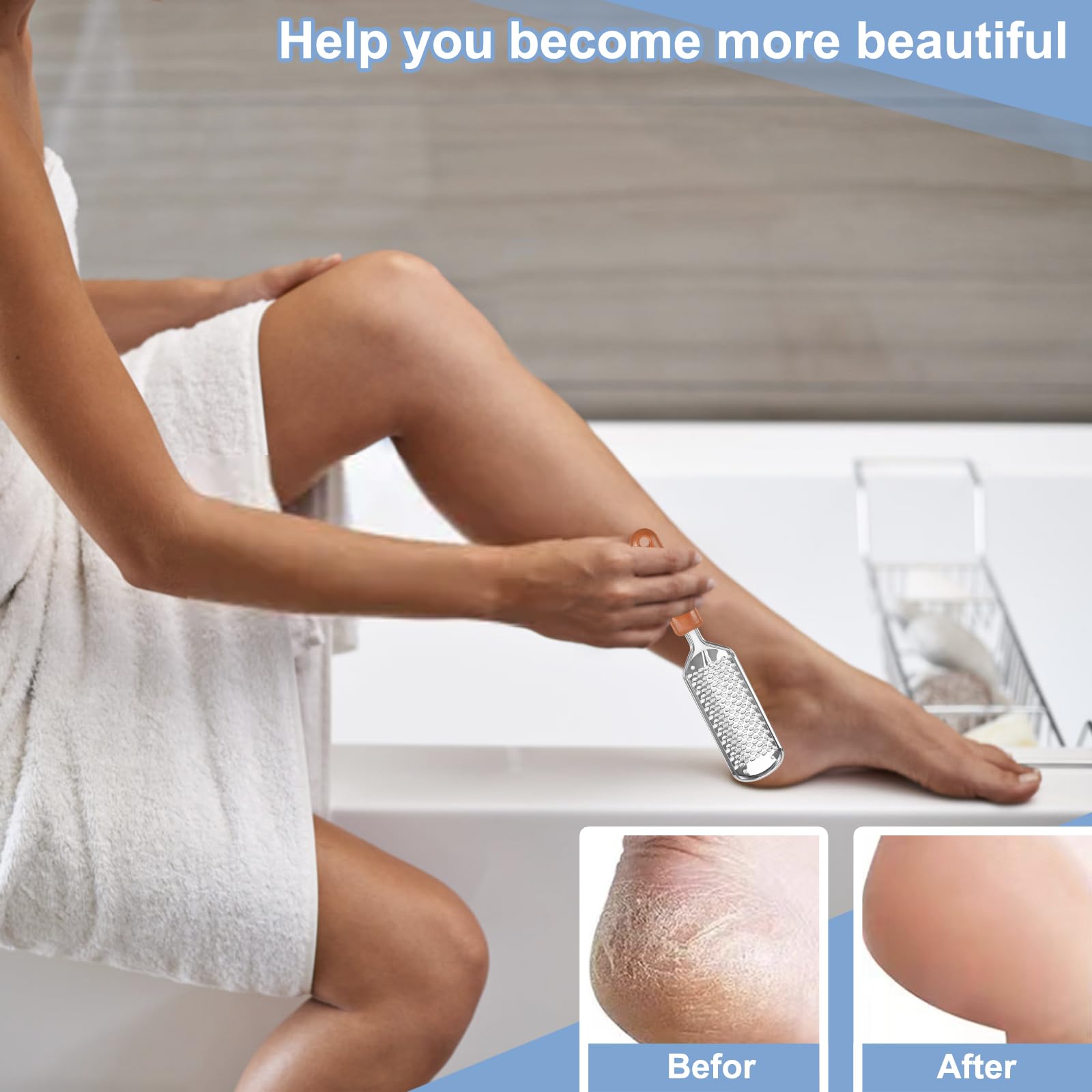 Top view of Untrytb colossal foot file for dry skin
