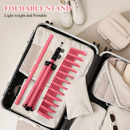 Lphgfza professional hair braiding rack set for salon use