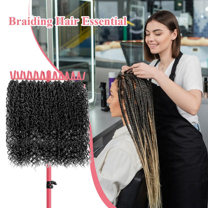 Foldable tripod base of the Lphgfza hair extension stand