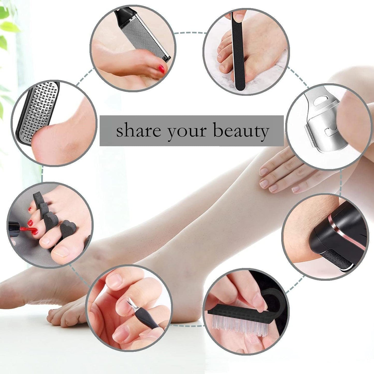 Complete packaging of Otazwa USA imported pedicure set
