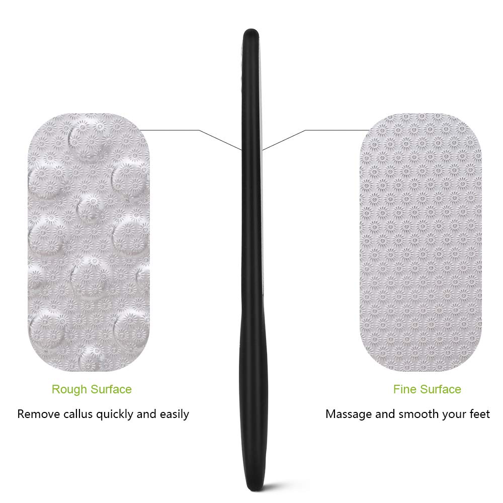 BEZOX dual side pedicure file packaging contents with protective travel pouch