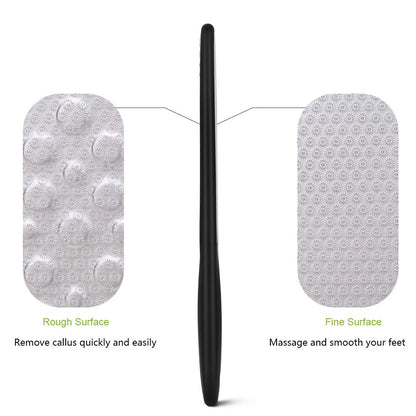 BEZOX dual side pedicure file packaging contents with protective travel pouch