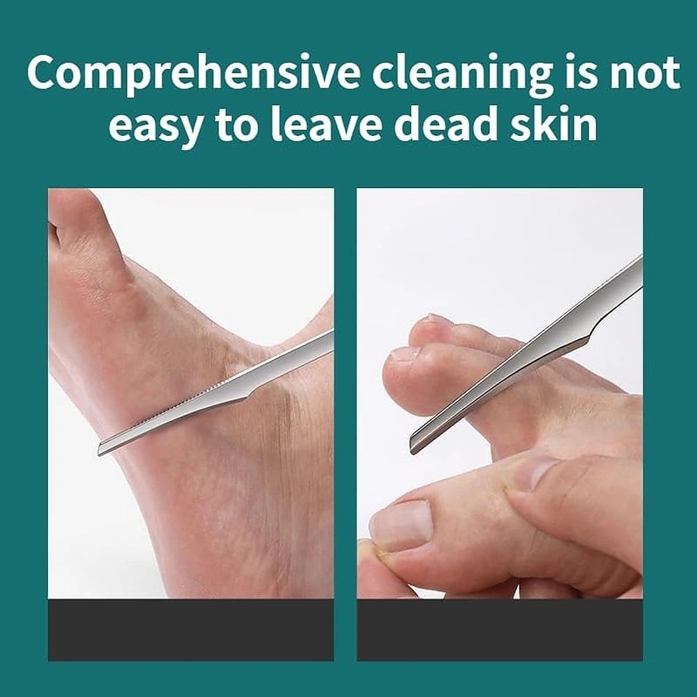 Professional pedicure kit packaging and contents view