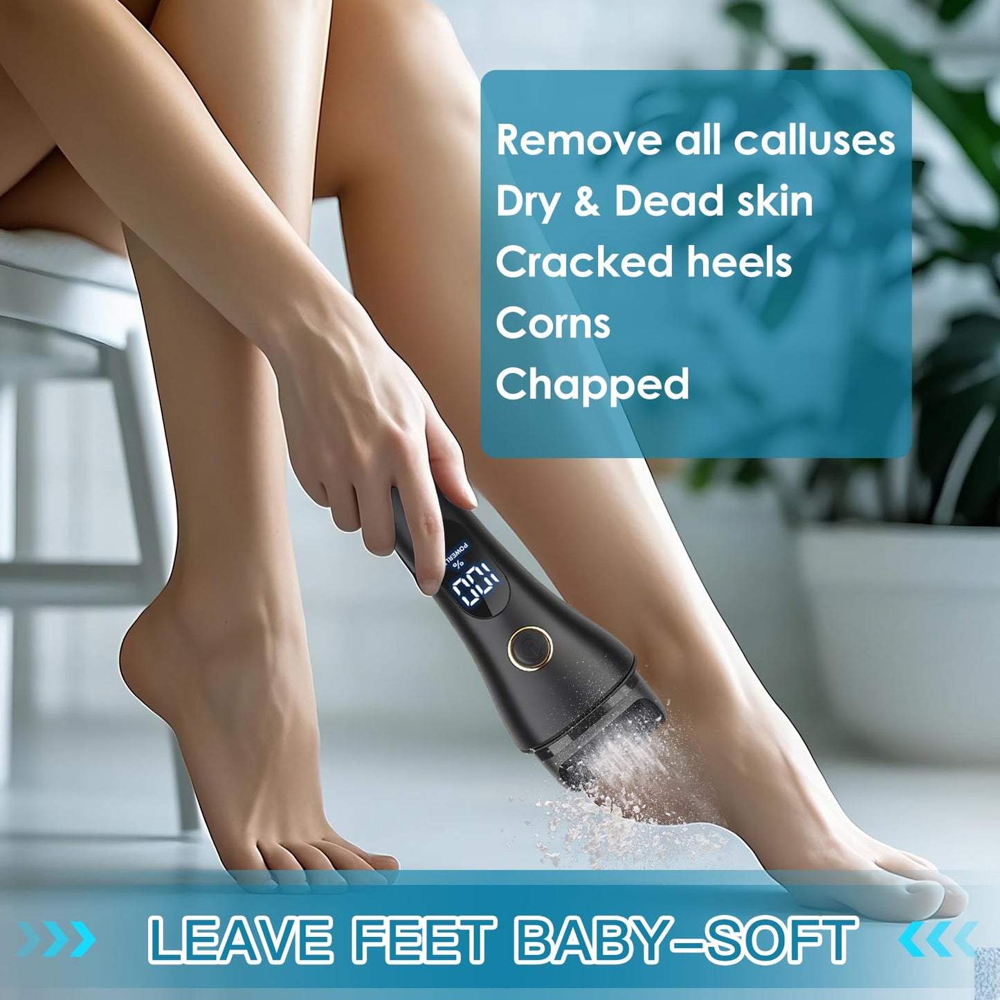 Full 13-in-1 foot care pedicure kit components layout