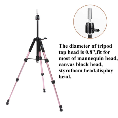 GEXWORLDWIDE 360 degree rotatable top piece holding a professional styling head