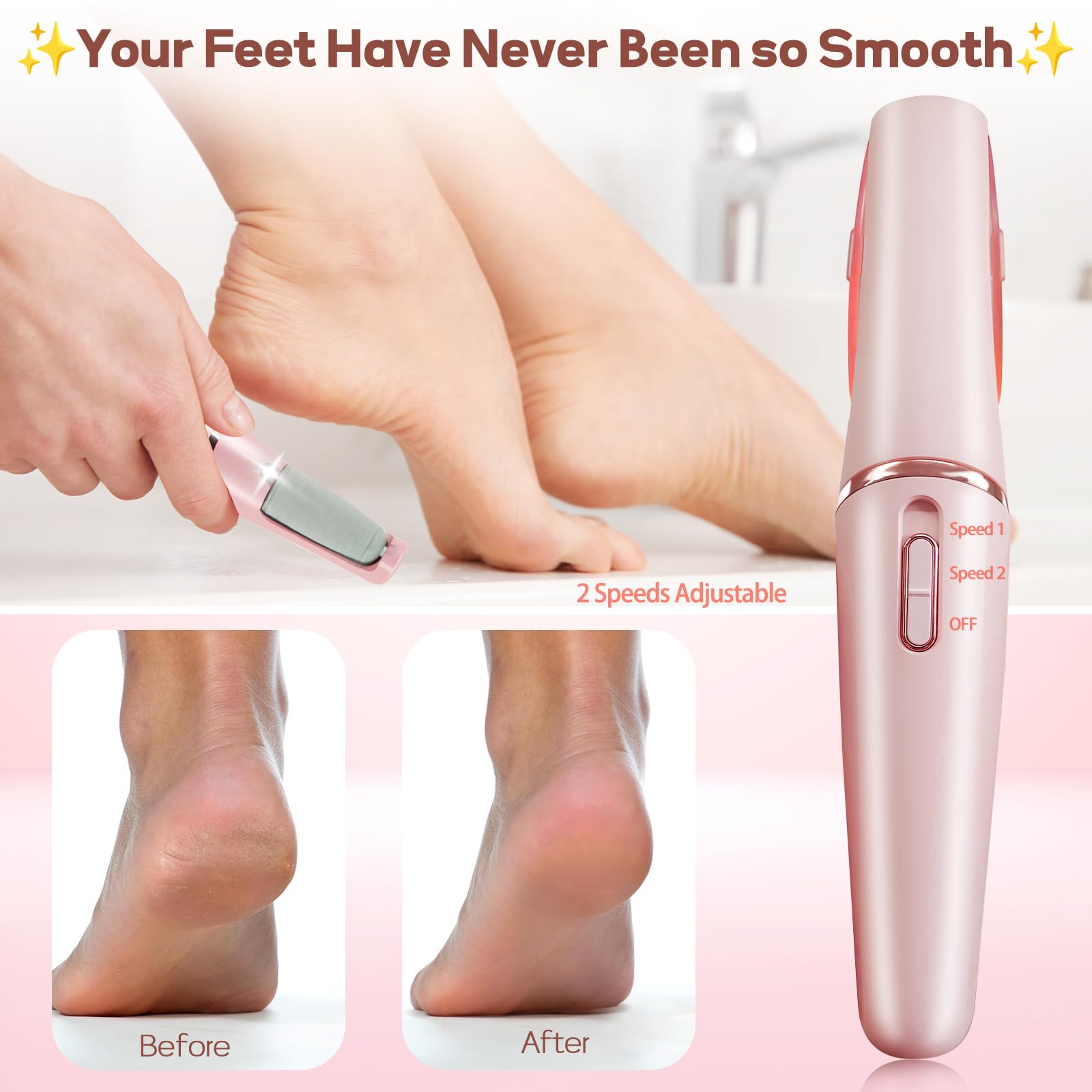 Zaboul foot file side view showing speed control