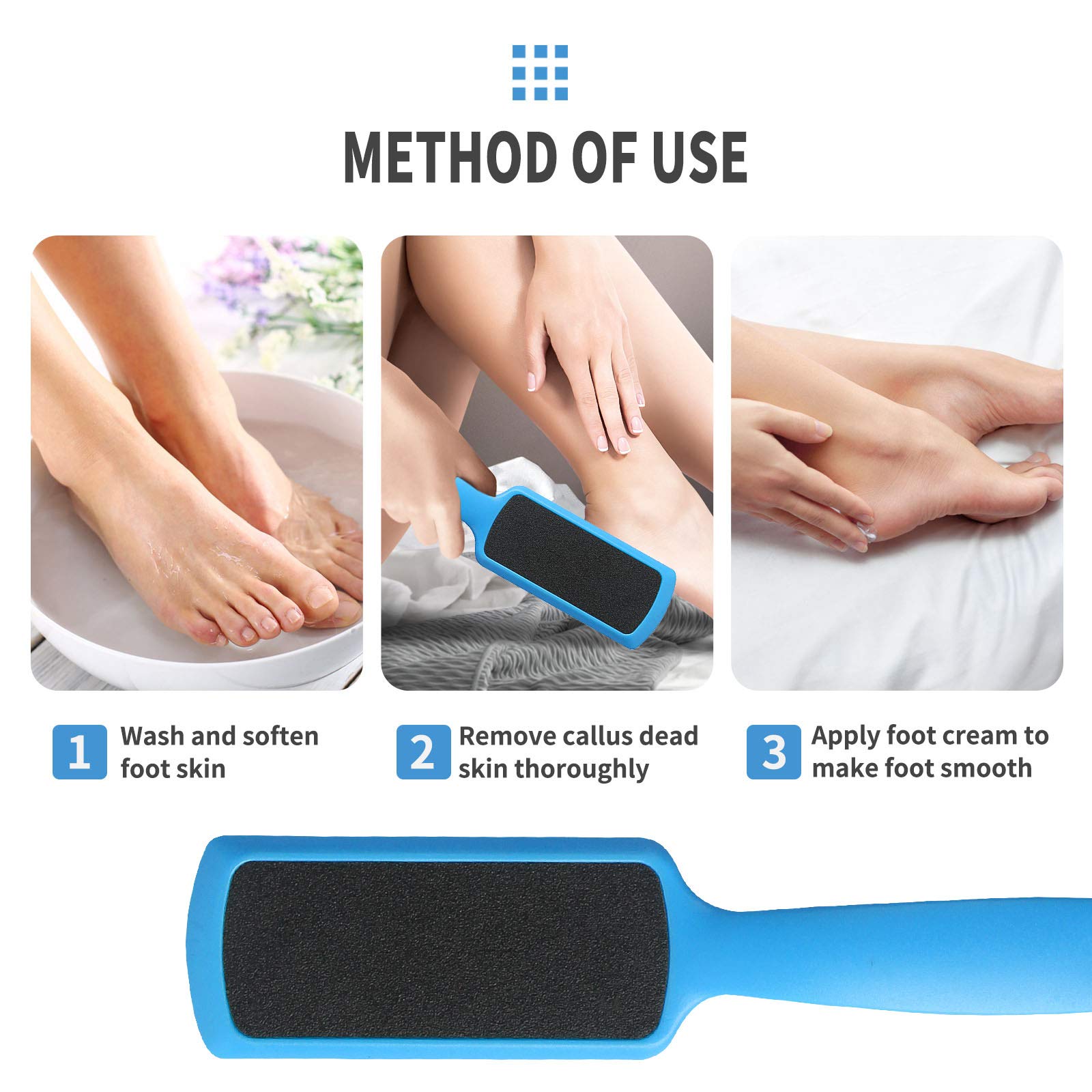 Top down view of Fu foot care tool pack