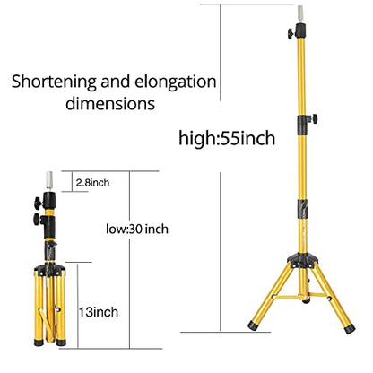 Close up of the rotatable metal head top on the AliLeader heavy duty tripod