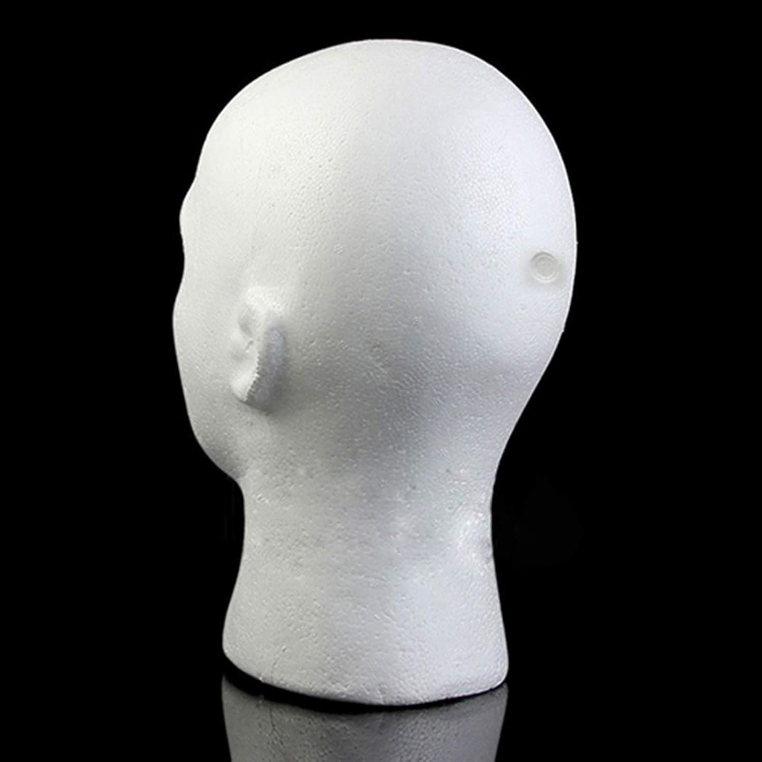 Papaba mannequin head displaying glasses and accessories
