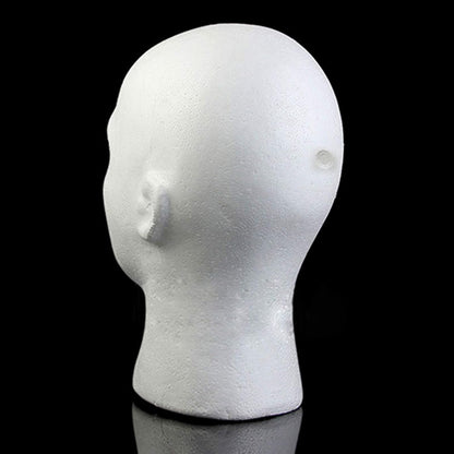 Papaba mannequin head displaying glasses and accessories