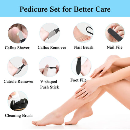 Professional pedicure tools included in the Civypro kit