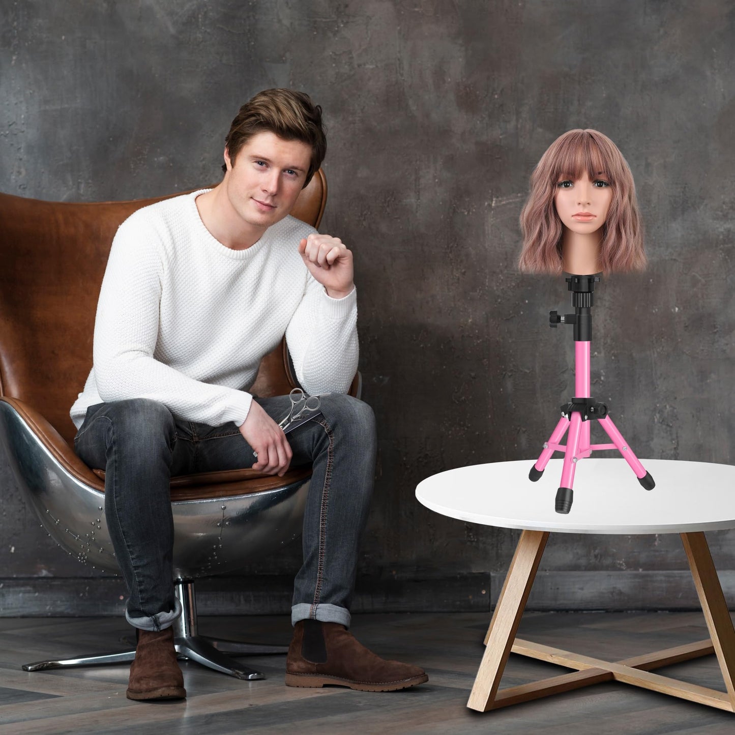 Folded AliLeader tripod stand for storage and portability