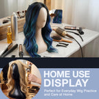 Sixteen inch women model display holder for premium lace wigs and masks
