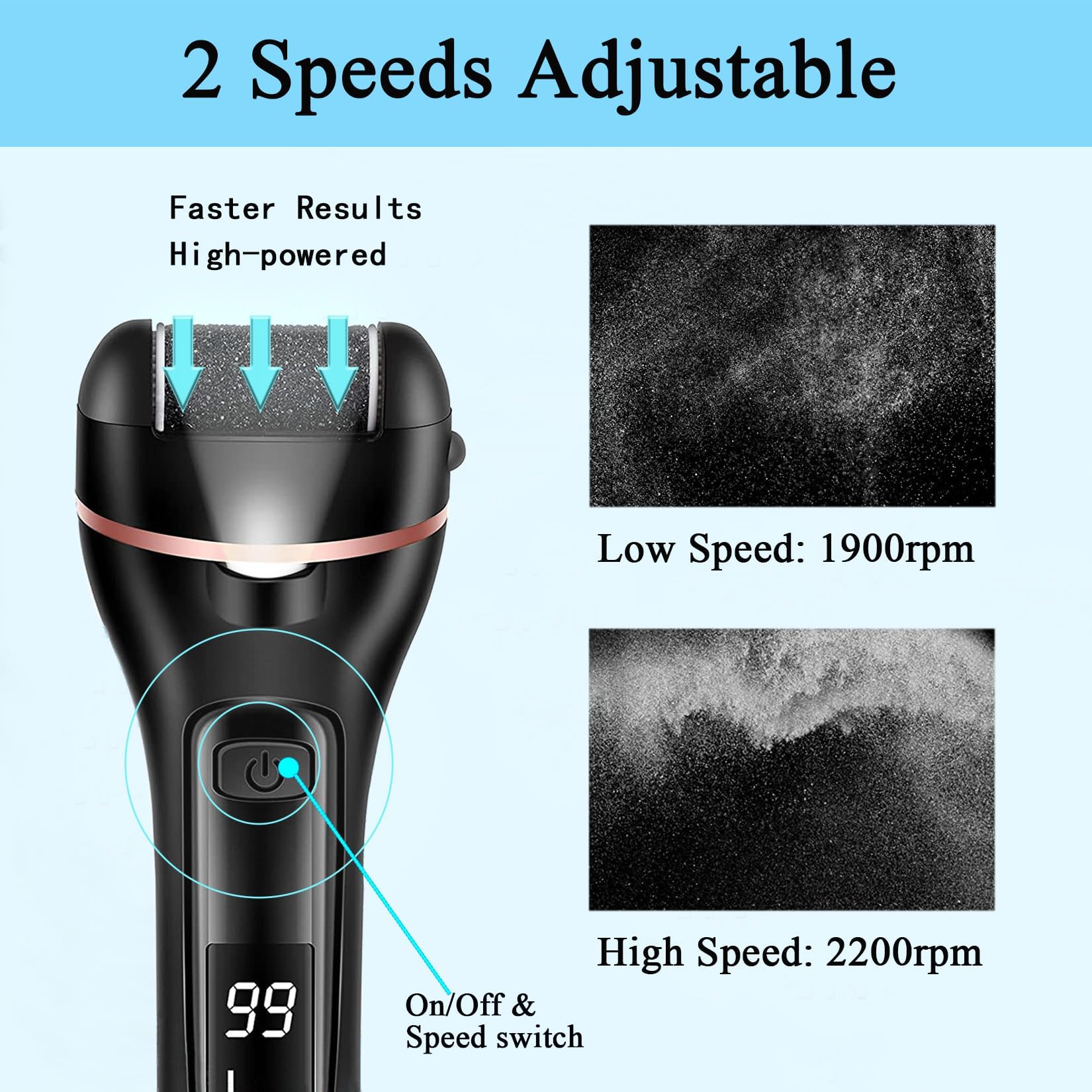 Close up of Civypro callus remover grinding head