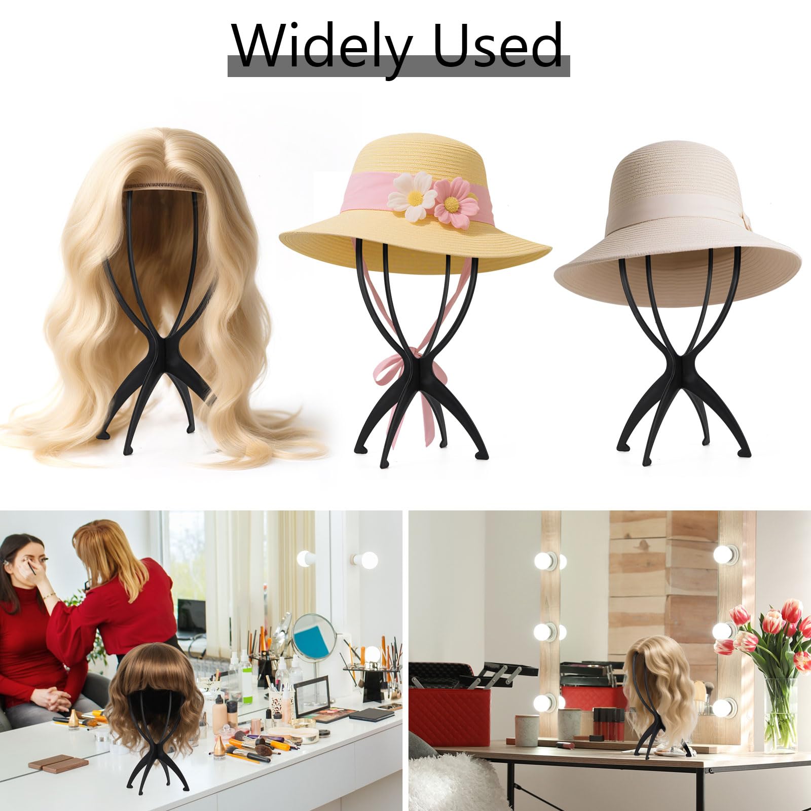Portable wig organizer set for salon or home use