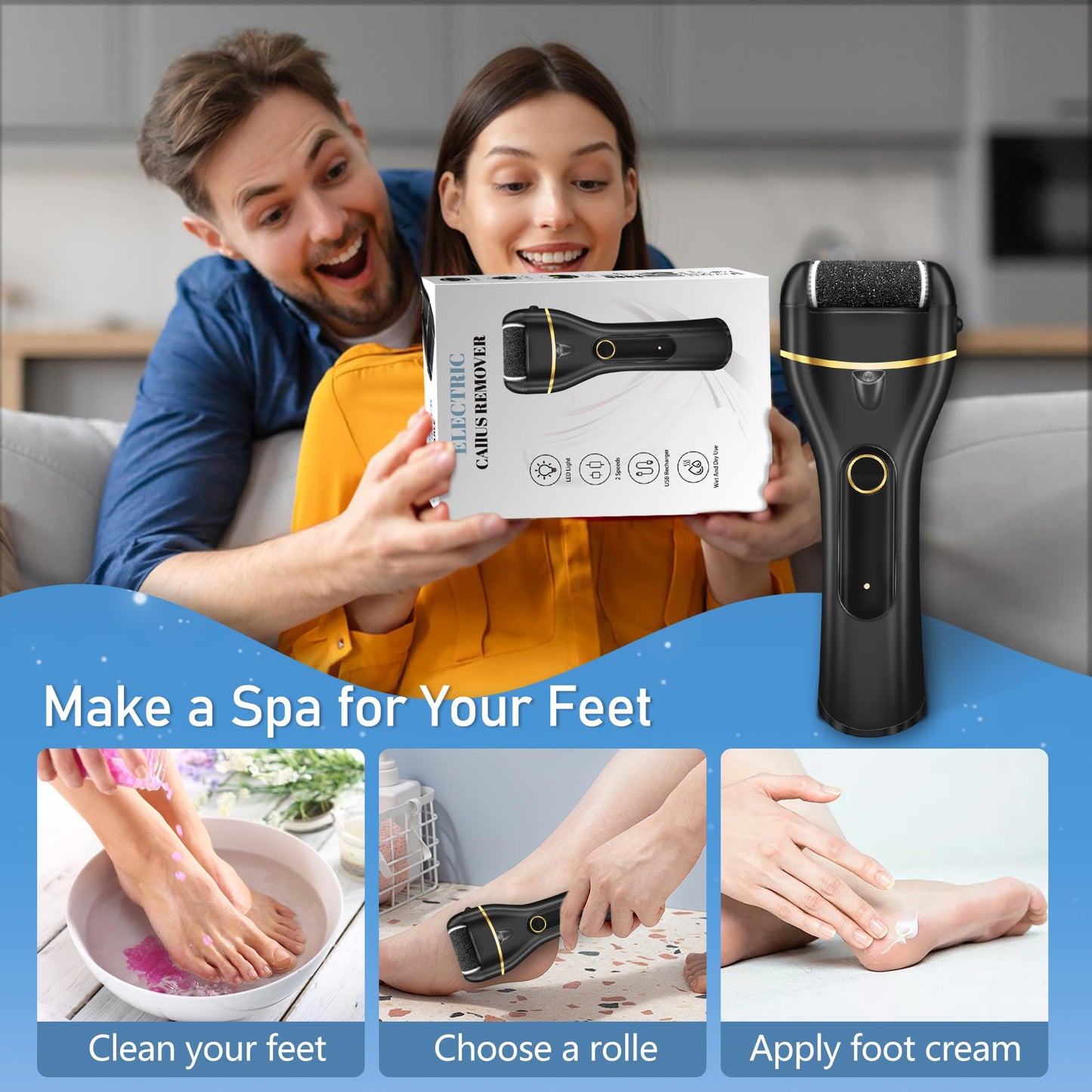 Full Jamestry pedicure kit contents including manual tools