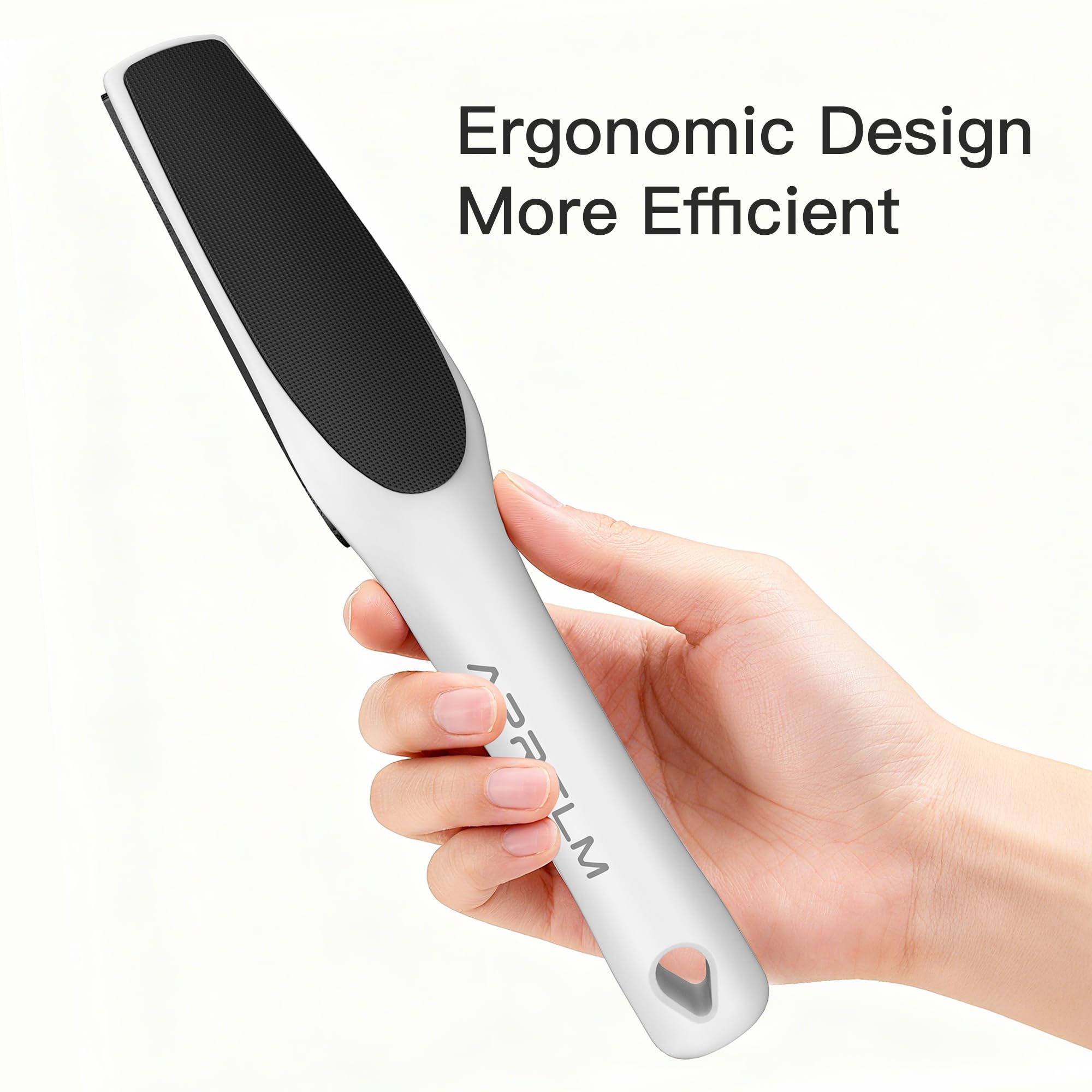 The fine side of the AprElm glass file polishing skin for smooth results