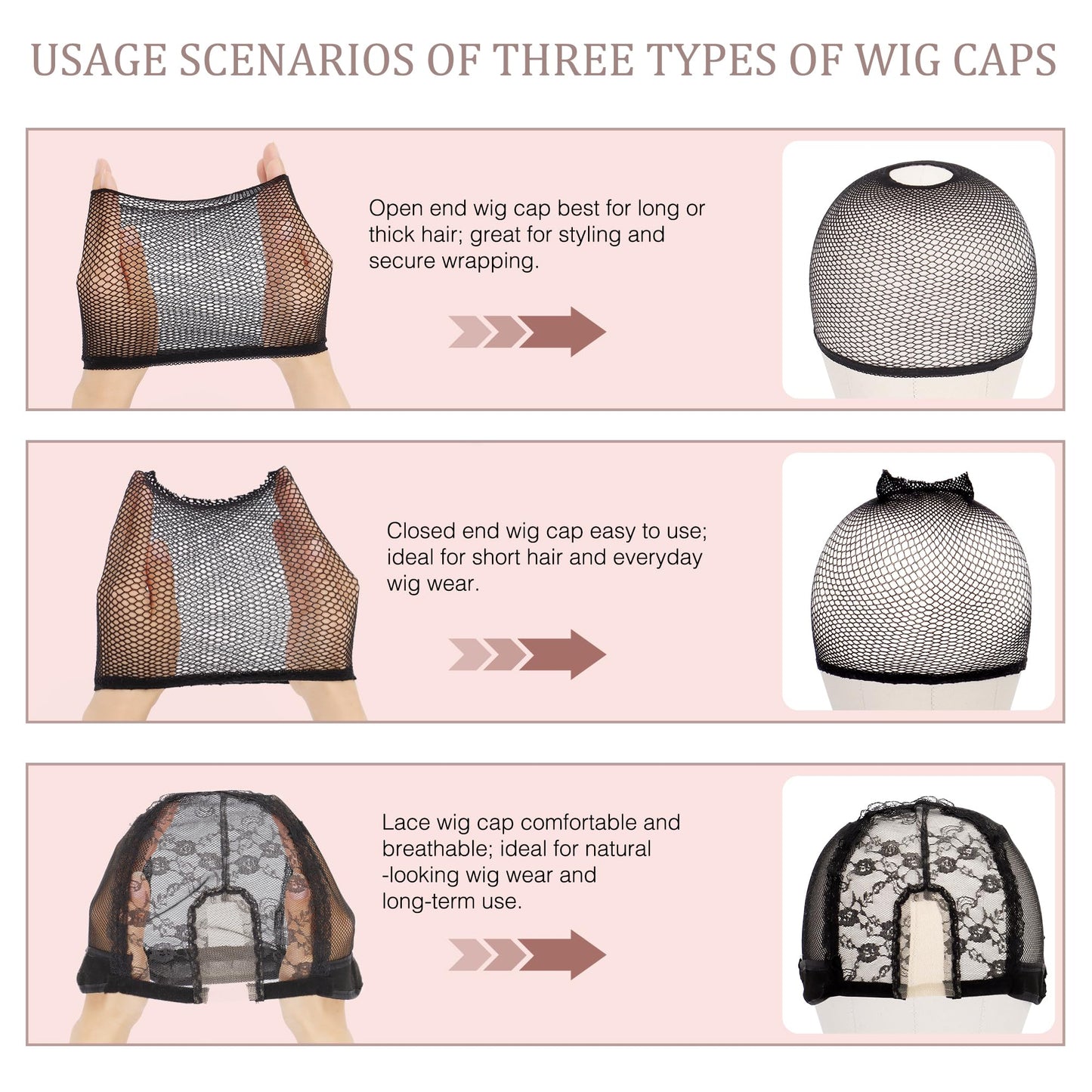 Demides mannequin head set for wig display and styling