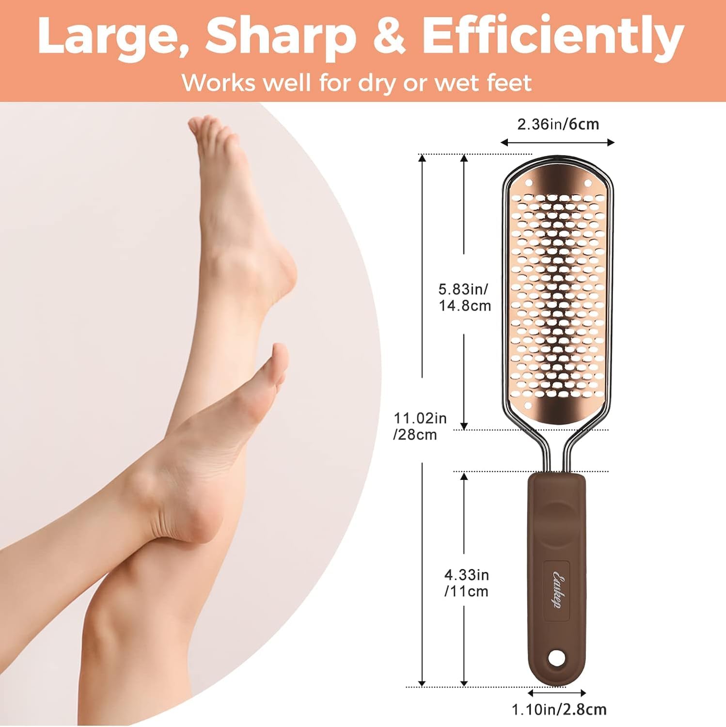 Professional pedicure tool golden finish by Easkep