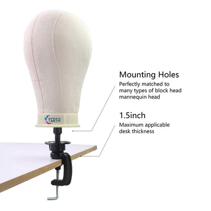 Eerya universal wig making holder stand with adjustable screw