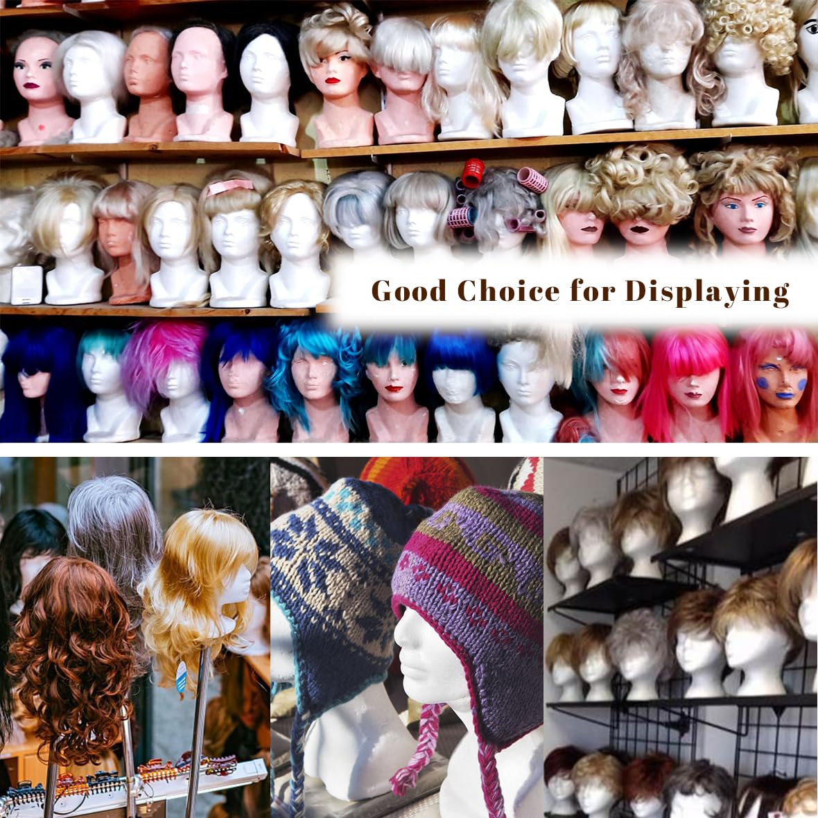 Leeven professional salon mannequin head set