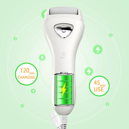 Pritech professional pedi feet care kit with charging cable and brush