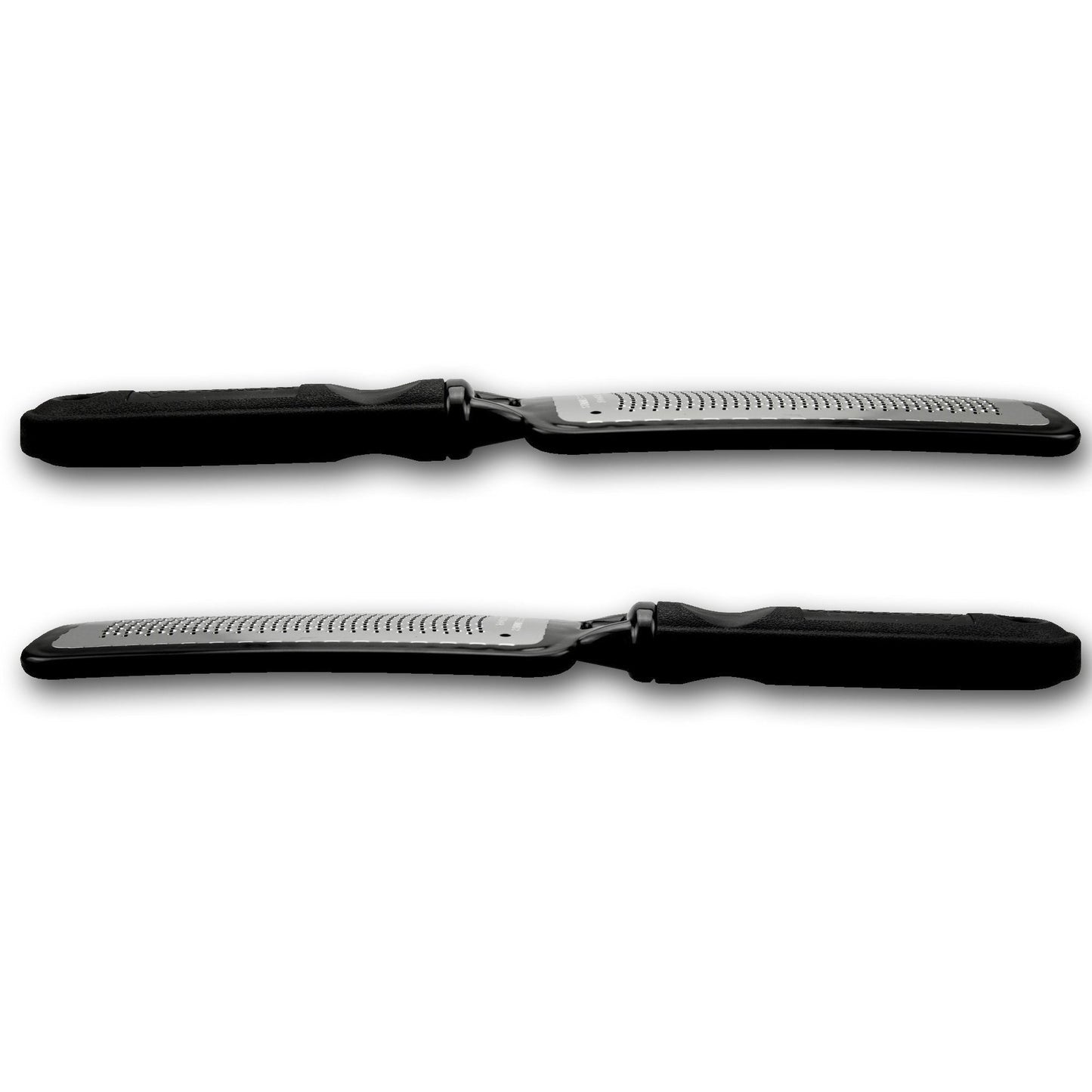 Rikans professional foot file alongside the included hygienic cloth storage bag.