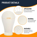 Canvas mannequin head for wig styling