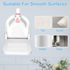 Packaging view of authentic Clio foldable shower foot rest