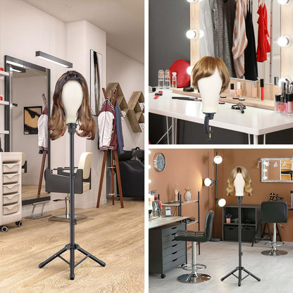 Detailed view of Hemndic mannequin head mount