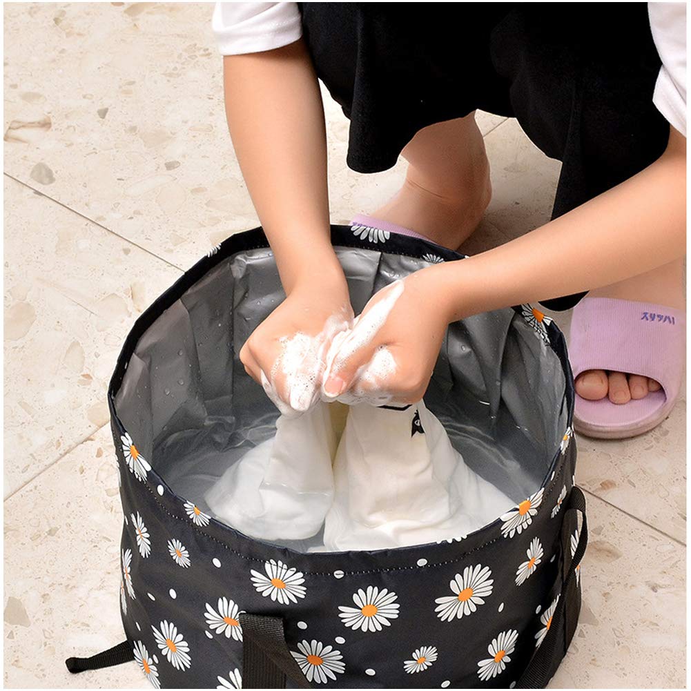 Seneme multifunctional collapsible bucket for camping