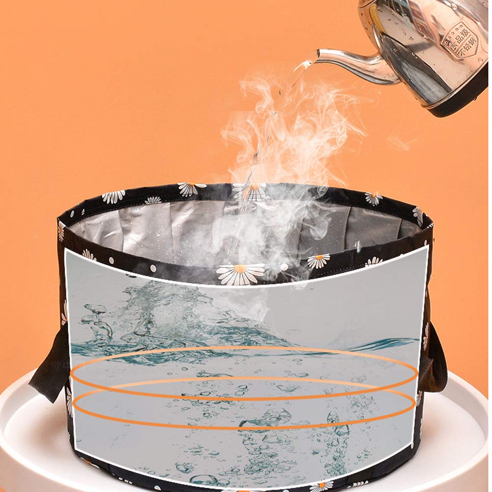 Seneme foot bath tub showing handle and loop details