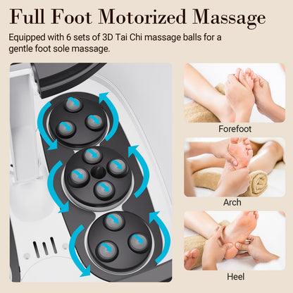 Collapsible foot soaking tub showing folding mechanism