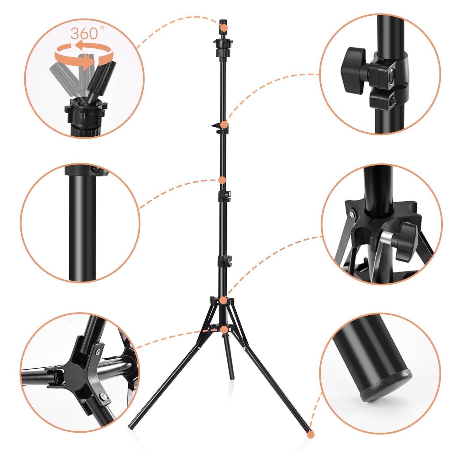 Pet Baby hairdressing training stand stable base setup on a salon floor setting.