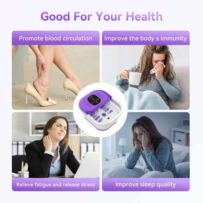Cupilo foot spa folded for compact storage under a bed