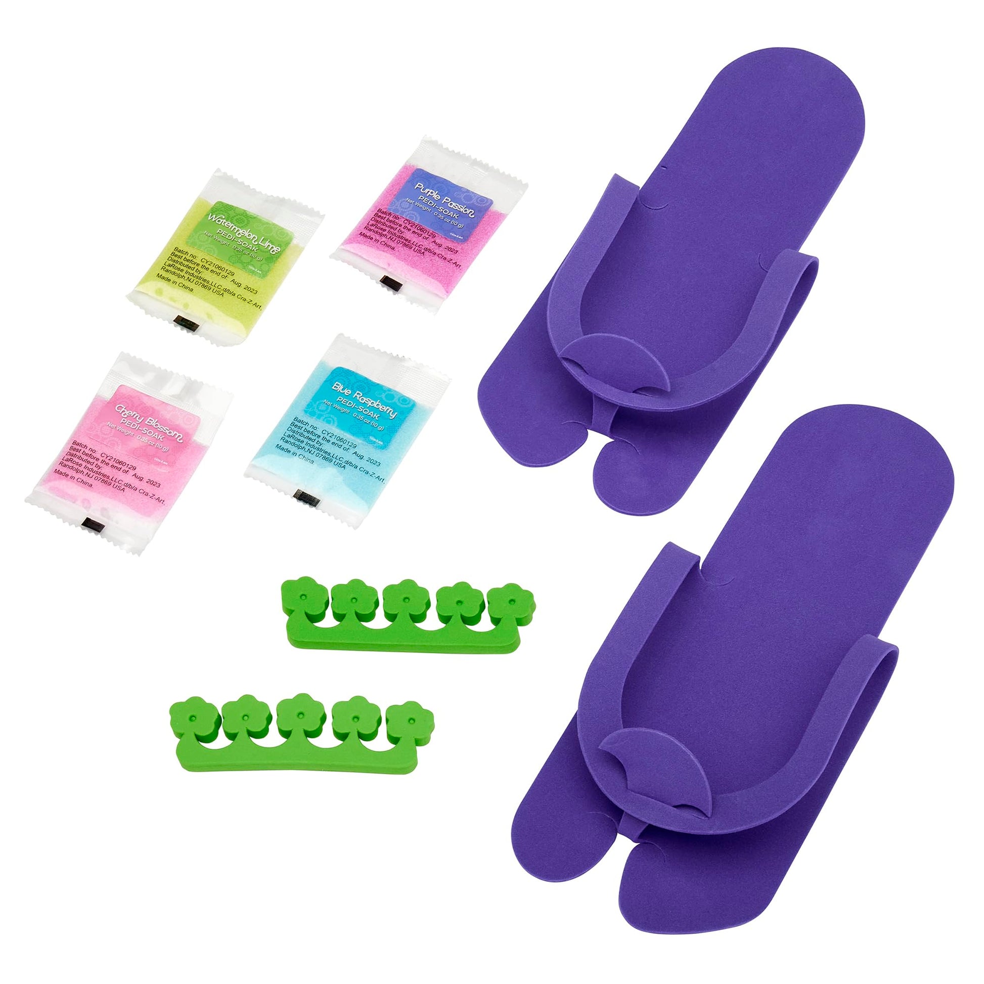Top view of the Cra-Z-Art kids pedicure salon toy