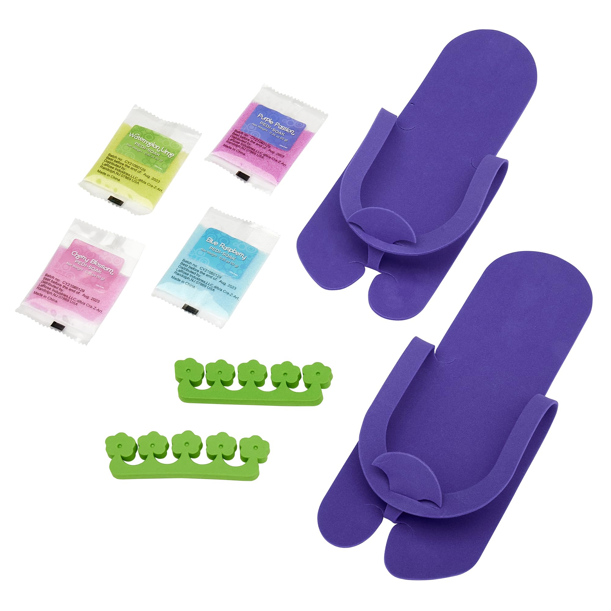Top view of the Cra-Z-Art kids pedicure salon toy