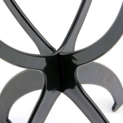 Travel friendly lightweight wig head stand showcasing quick three piece snap assembly