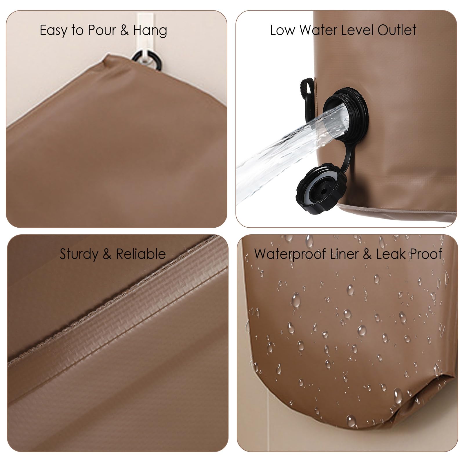 Iensen foot spa bucket showing integrated drainage hole detail