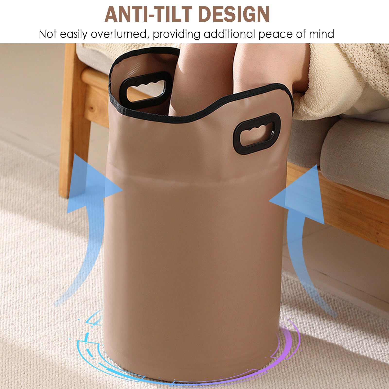 Iensen collapsible basin filled with water for foot soaking