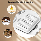 Close up of manual massage rollers in foot bath