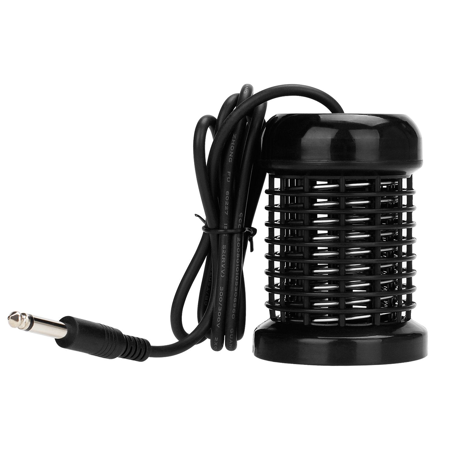 Close up of stainless steel double coil detox array