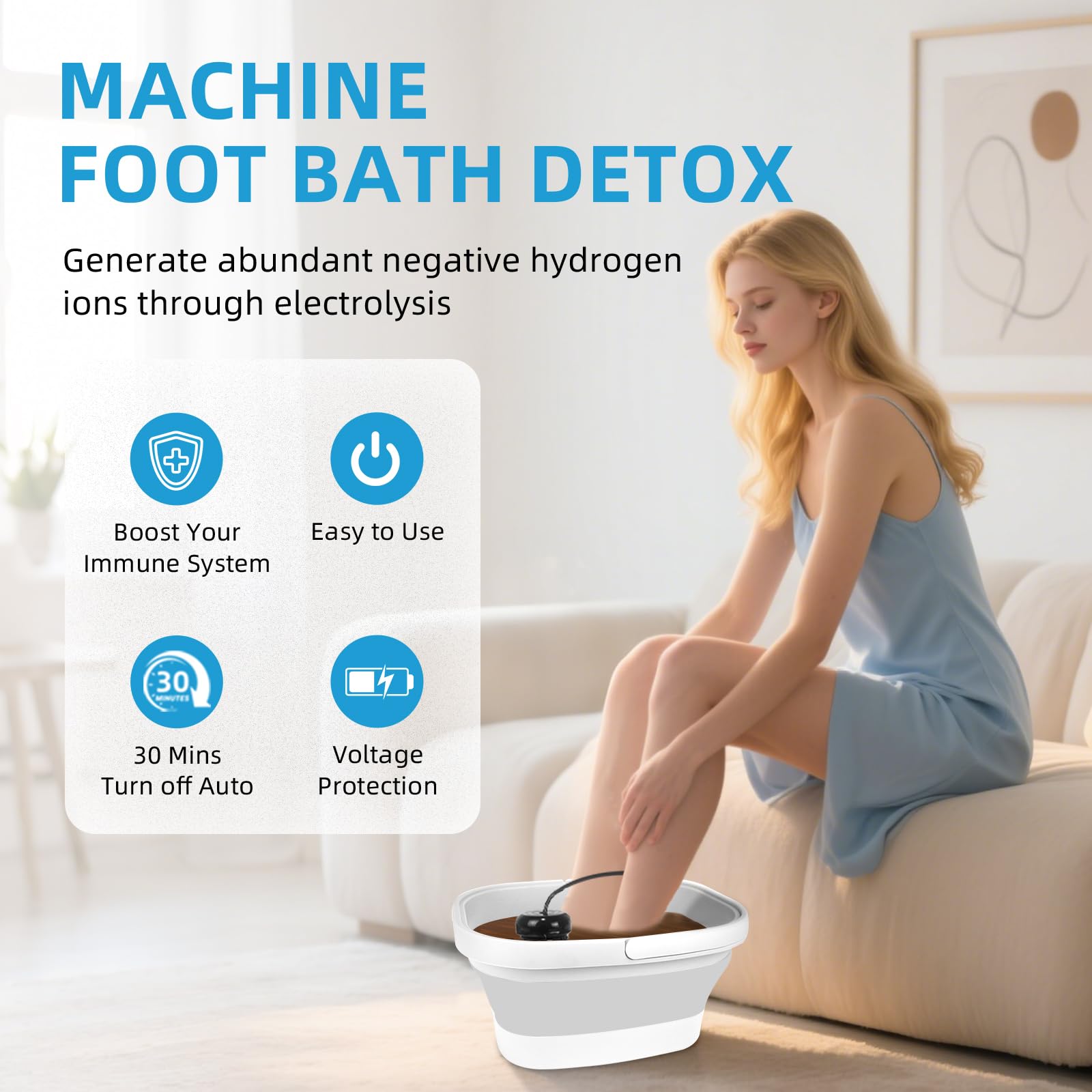ZhanHao folding bathtub and ionic arrays