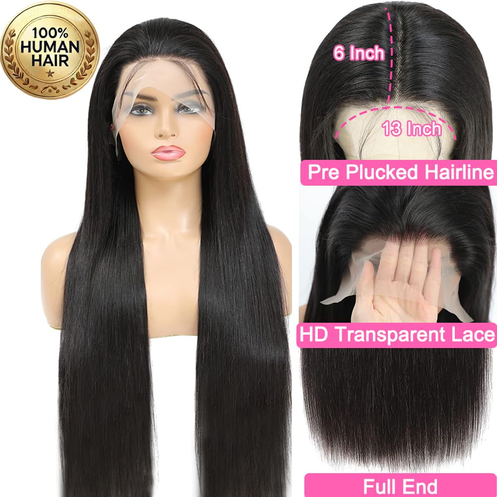 CUTE BEIN 250 Density Straight Wig showing the thick 260 grams volume and premium texture