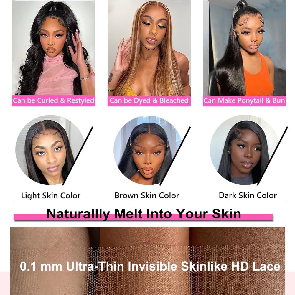CUTE BEIN 100 Percent Virgin Human Hair Wig styled in a versatile deep side part fashion