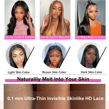 CUTE BEIN 100 Percent Virgin Human Hair Wig styled in a versatile deep side part fashion