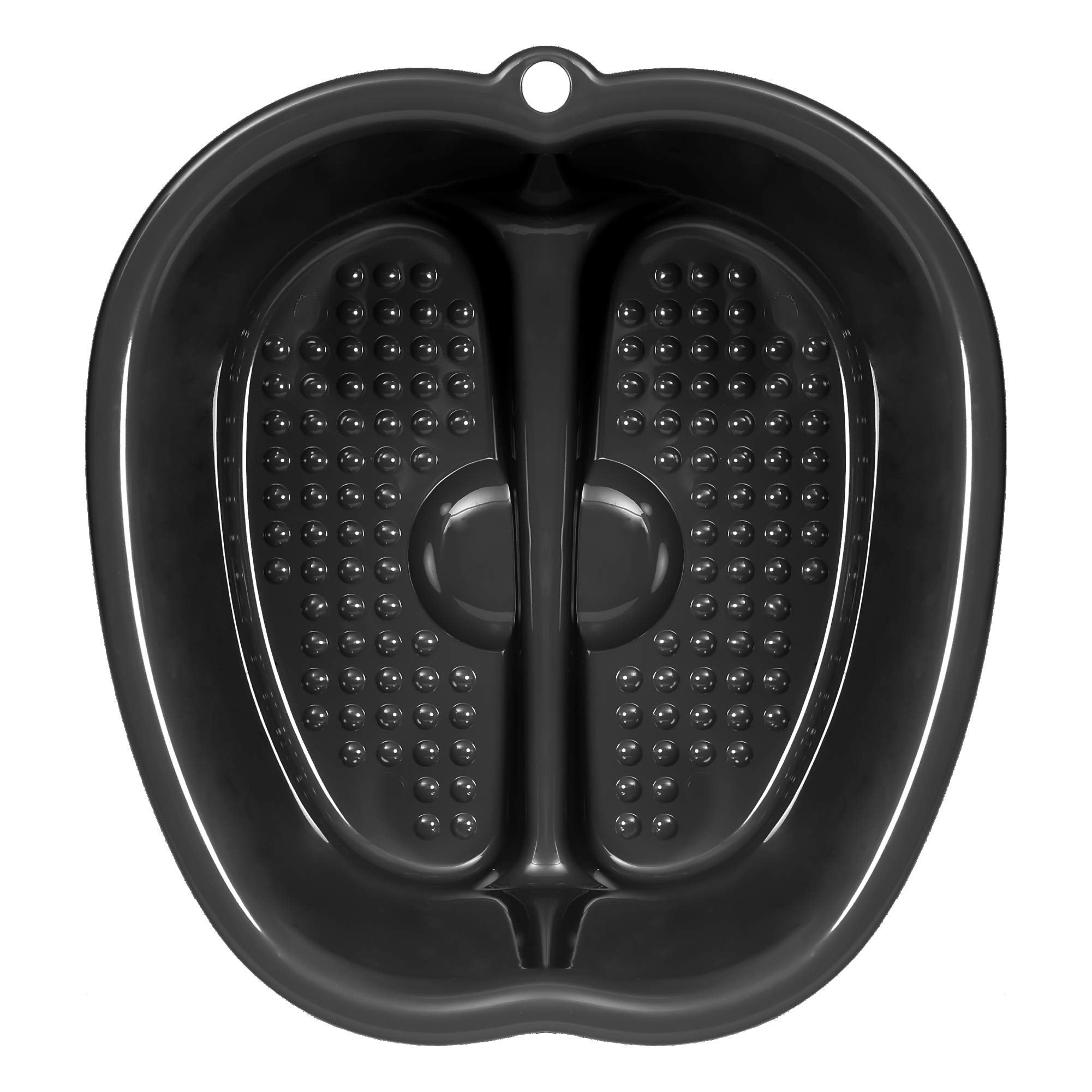 Gray Foot Cure soaking tub with built-in massage nodes