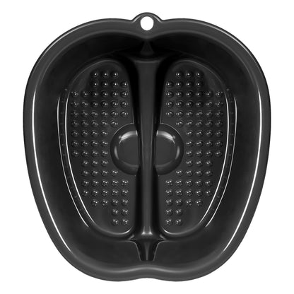Gray Foot Cure soaking tub with built-in massage nodes