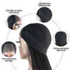 Sdeycui 6x4 invisible HD transparent lace closure structure inside the breathable wig cap