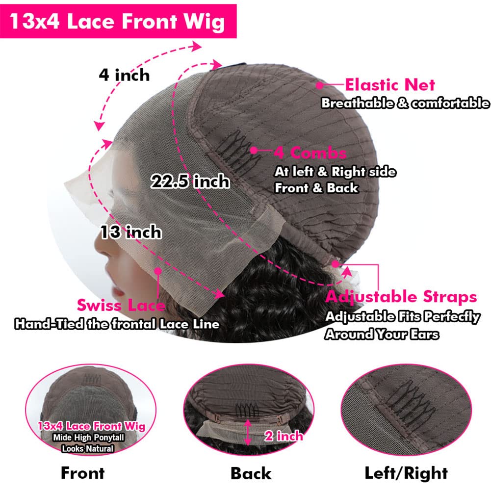 Bangjazz curly lace front wig packaging and product